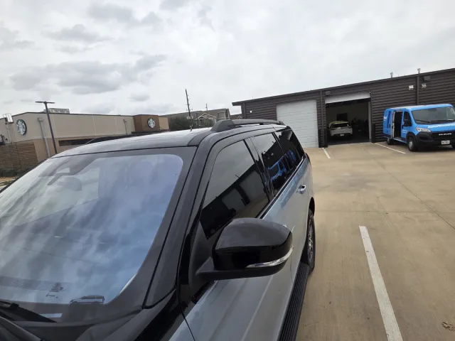 Tinted SUV glass